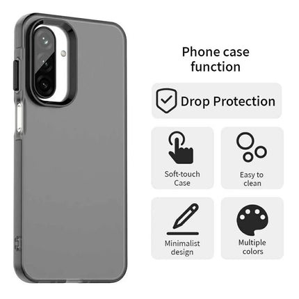 For Samsung Galaxy A26 5G Case PC+TPU+PET Matte Anti-Drop Phone Back Cover