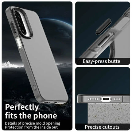 For Samsung Galaxy A26 5G Case PC+TPU+PET Matte Anti-Drop Phone Back Cover