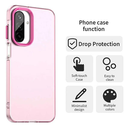 For Samsung Galaxy A26 5G Case PC+TPU+PET Matte Anti-Drop Phone Back Cover