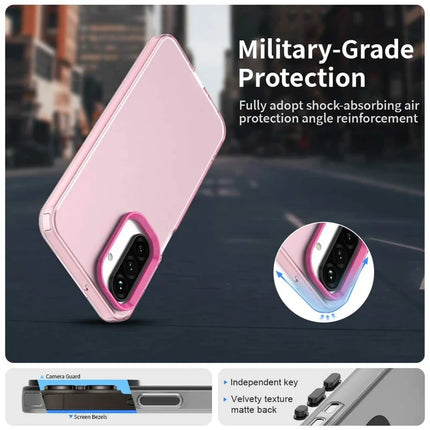 For Samsung Galaxy A26 5G Case PC+TPU+PET Matte Anti-Drop Phone Back Cover