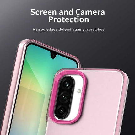 For Samsung Galaxy A26 5G Case PC+TPU+PET Matte Anti-Drop Phone Back Cover