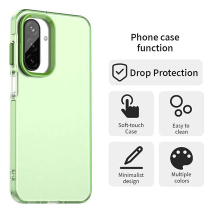 For Samsung Galaxy A26 5G Case PC+TPU+PET Matte Anti-Drop Phone Back Cover