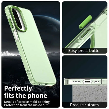 For Samsung Galaxy A26 5G Case PC+TPU+PET Matte Anti-Drop Phone Back Cover