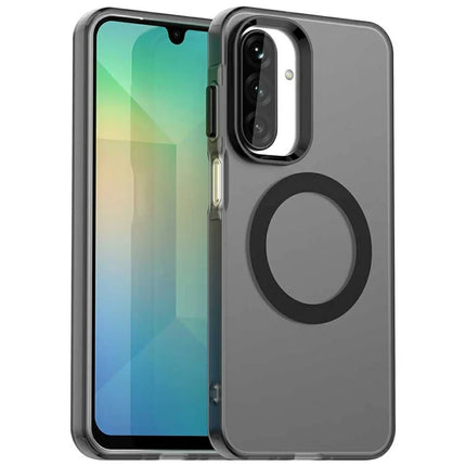 For Samsung Galaxy A26 5G Case Compatible with MagSafe Anti Drop Hybrid Phone Back Cover - Black