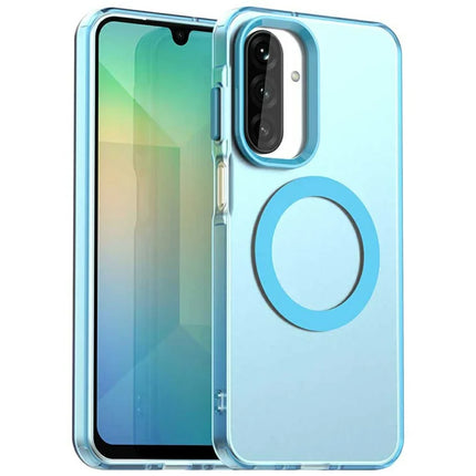 For Samsung Galaxy A26 5G Case Compatible with MagSafe Anti Drop Hybrid Phone Back Cover - Blue