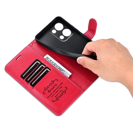 AZNS For Oppo Reno13 5G (Global) Case Anti-Scratch PU Leather Stand Wallet Phone Cover