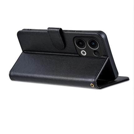AZNS For Oppo Reno13 5G (Global) Case Anti-Scratch PU Leather Stand Wallet Phone Cover