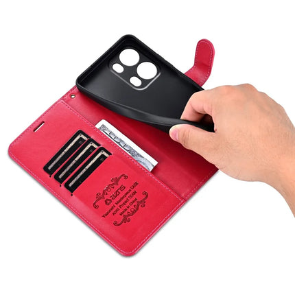 AZNS For Oppo Reno13 Pro 5G Case Anti-Scratch PU Leather Stand Wallet Phone Cover