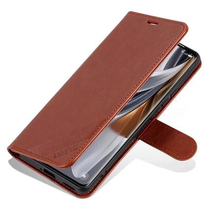 AZNS For Oppo Reno13 Pro 5G Case Anti-Scratch PU Leather Stand Wallet Phone Cover