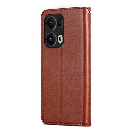 AZNS For Oppo Reno13 Pro 5G Case Anti-Scratch PU Leather Stand Wallet Phone Cover
