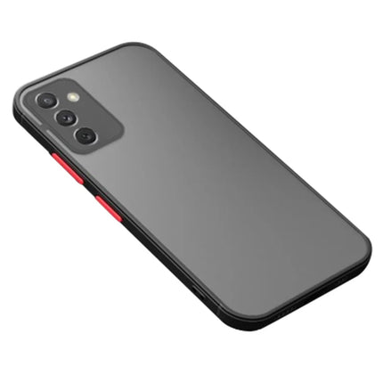 For Samsung Galaxy A35 5G Case TPU + PC Matte Anti Drop Phone Back Cover - Black