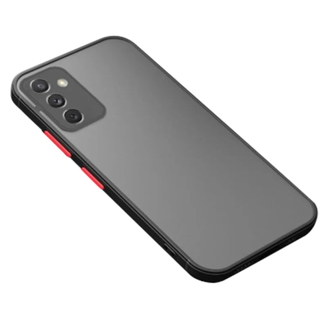 For Samsung Galaxy A35 5G Case TPU + PC Matte Anti Drop Phone Back Cover - Black