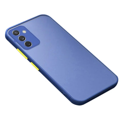 For Samsung Galaxy A55 5G Case TPU + PC Matte Anti Drop Phone Back Cover - Sapphire