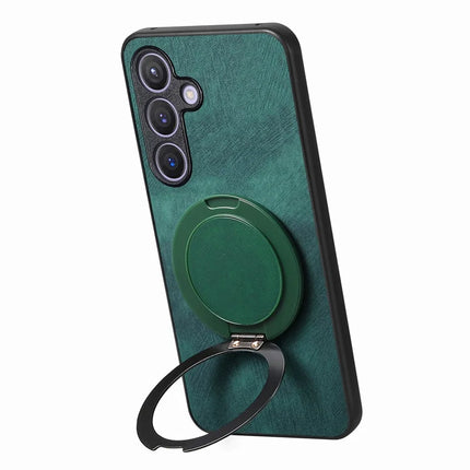 For Samsung Galaxy A05s 4G Phone Case with Rotating Kickstand Stress Relief Retro Leather Back Cover
