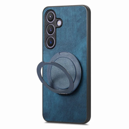 For Samsung Galaxy A05s 4G Phone Case with Rotating Kickstand Stress Relief Retro Leather Back Cover