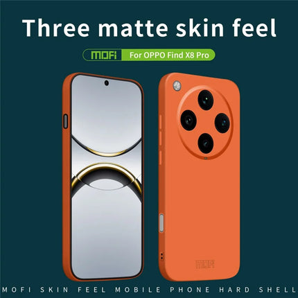 For Oppo Find X8 Pro 5G Phone Case MOFI JK Qin Series Skin-Touch Matte Anti-fingerprint Back Cover