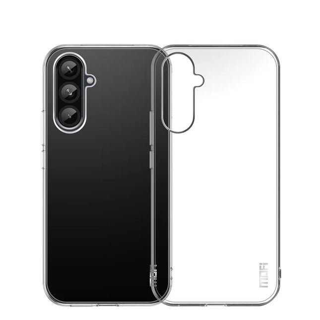 For Samsung Galaxy A36 5G Clear Phone Case MOFI Ultra-Thin TPU Phone Back Cover - Transparent