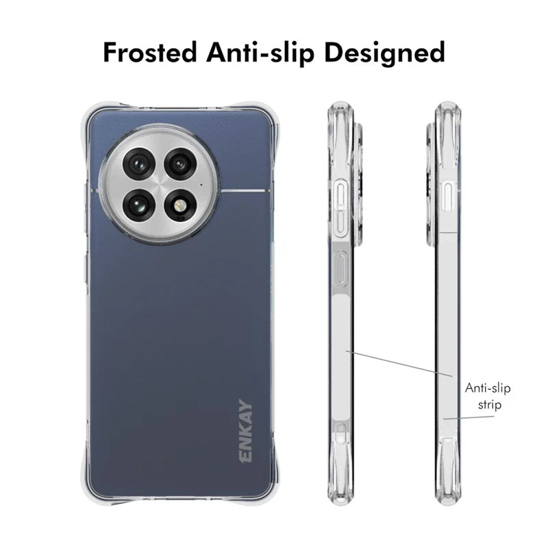 ShopCaseCart Stand Cover OnePlus Ace 5 Pro 5G / OnePlus Ace 5 5G Clear Phone Protective cover ENKAY HAT PRINCE Impact-resistant Anti-slip TPU Guard