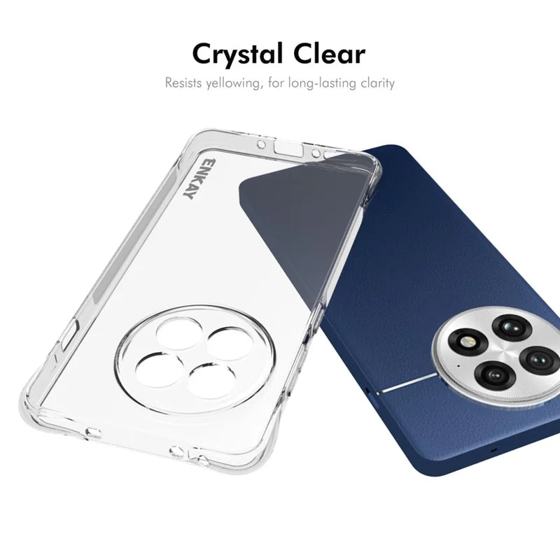 ShopCaseCart Stand Cover OnePlus Ace 5 Pro 5G / OnePlus Ace 5 5G Clear Phone Protective cover ENKAY HAT PRINCE Impact-resistant Anti-slip TPU Guard