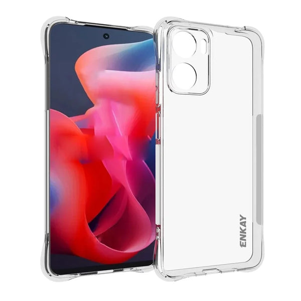 ShopCaseCart Stand Cover Motorola Moto G05 4G Clear Phone Protective cover ENKAY HAT PRINCE Impact-resistant Anti-slip TPU Guard