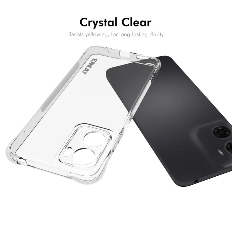 ShopCaseCart Stand Cover Motorola Moto G05 4G Clear Phone Protective cover ENKAY HAT PRINCE Impact-resistant Anti-slip TPU Guard