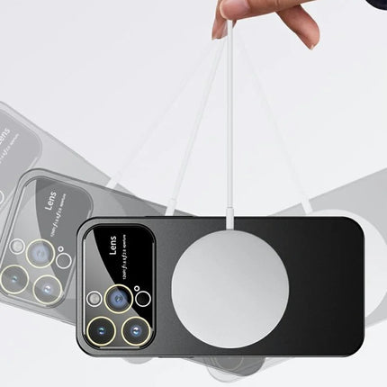 For iPhone 15 Pro Max Case Compatible with MagSafe Loong Pattern Kickstand Rubberized PC Cover