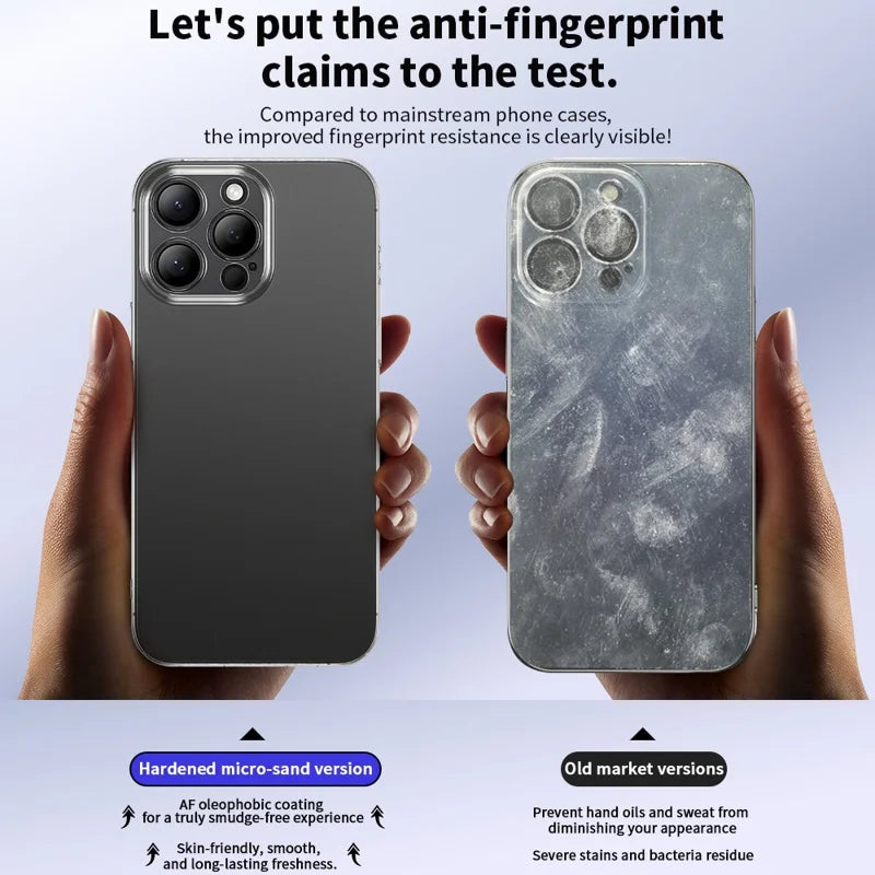 ShopCaseCart Lightweight Premium iPhone 16 Pro Protective cover Transparent Matte Hard PC Mobile Phone Guard