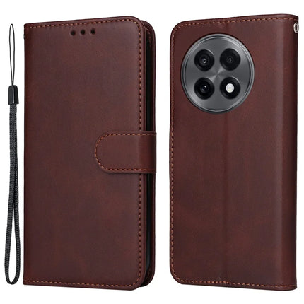 Wallet Case for OnePlus 13R 5G / Ace 5 5G / Ace 5 Pro 5G Leather Phone Cover - Brown
