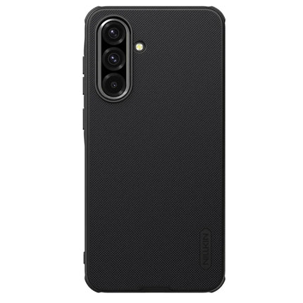 NILLKIN Frosted Shield Pro For Samsung Galaxy A36 5G Case Matte PC + TPU Phone Cover - Black