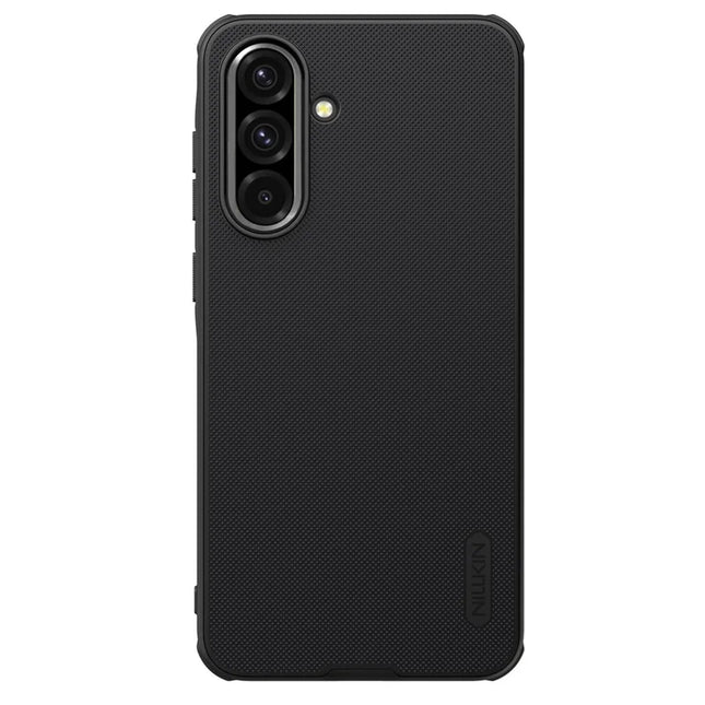 NILLKIN Frosted Shield Pro For Samsung Galaxy A36 5G Case Matte PC + TPU Phone Cover - Black