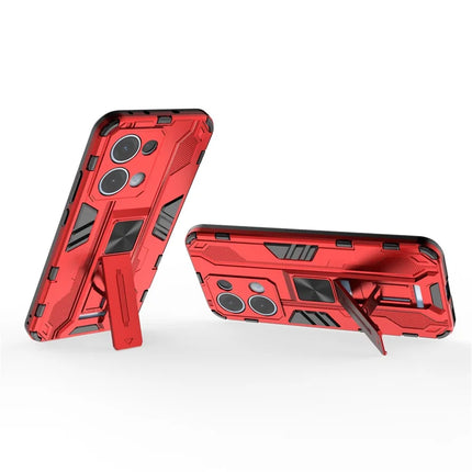 For Oppo Reno13 5G (Global) Case PC + TPU Shockproof Phone Cover with Kickstand