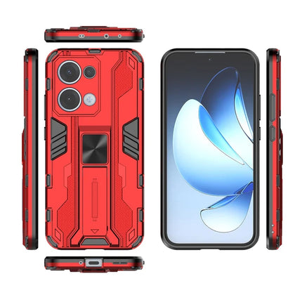 For Oppo Reno13 5G (Global) Case PC + TPU Shockproof Phone Cover with Kickstand