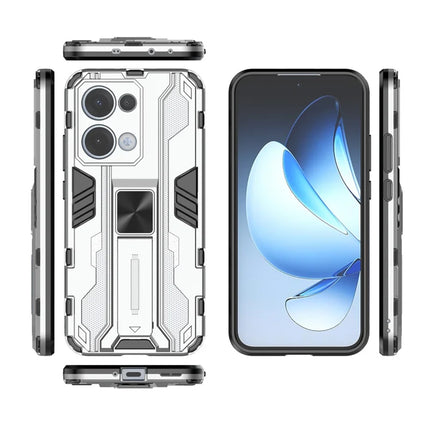 For Oppo Reno13 5G (Global) Case PC + TPU Shockproof Phone Cover with Kickstand