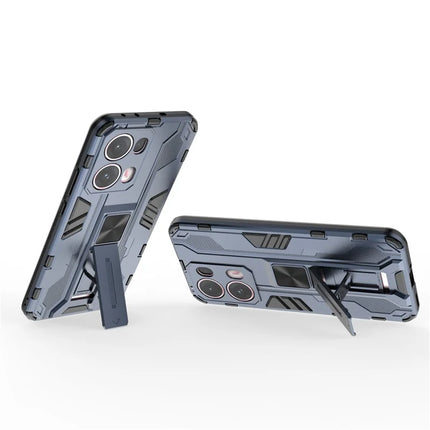 For Oppo Reno13 Pro 5G Case PC + TPU Shockproof Phone Cover with Kickstand