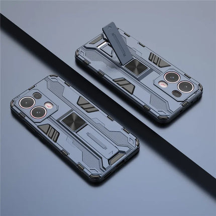 For Oppo Reno13 Pro 5G Case PC + TPU Shockproof Phone Cover with Kickstand