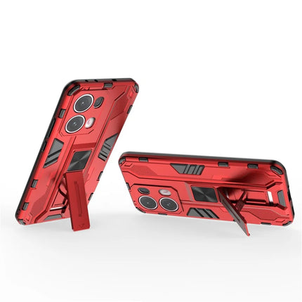 For Oppo Reno13 Pro 5G Case PC + TPU Shockproof Phone Cover with Kickstand