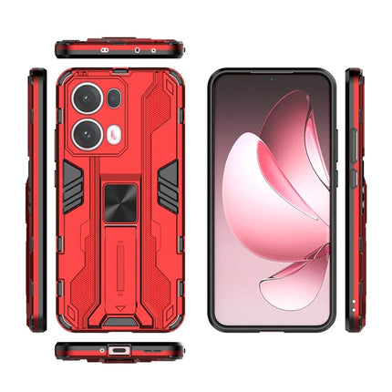 For Oppo Reno13 Pro 5G Case PC + TPU Shockproof Phone Cover with Kickstand