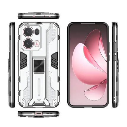For Oppo Reno13 Pro 5G Case PC + TPU Shockproof Phone Cover with Kickstand