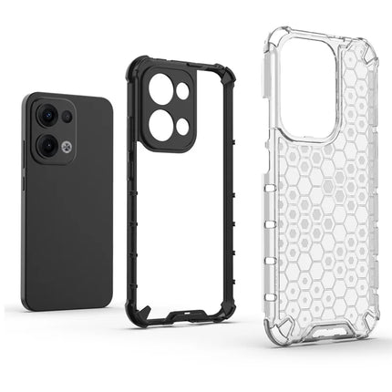 For Oppo Reno13 5G (Global) Case PC + TPU Phone Cover Honeycomb Shape