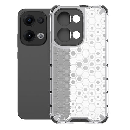 For Oppo Reno13 5G (Global) Case PC + TPU Phone Cover Honeycomb Shape