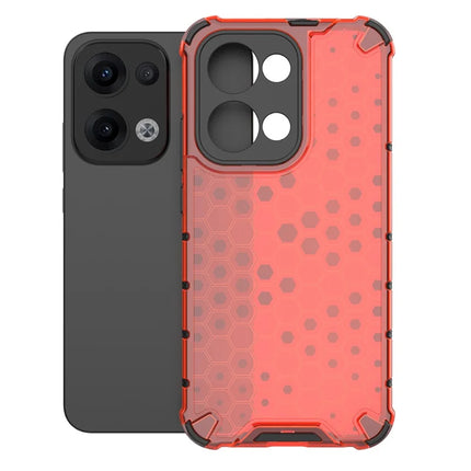 For Oppo Reno13 5G (Global) Case PC + TPU Phone Cover Honeycomb Shape