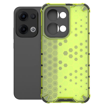 For Oppo Reno13 Pro 5G Case PC + TPU Phone Cover Honeycomb Shape