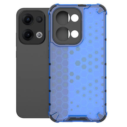 For Oppo Reno13 Pro 5G Case PC + TPU Phone Cover Honeycomb Shape