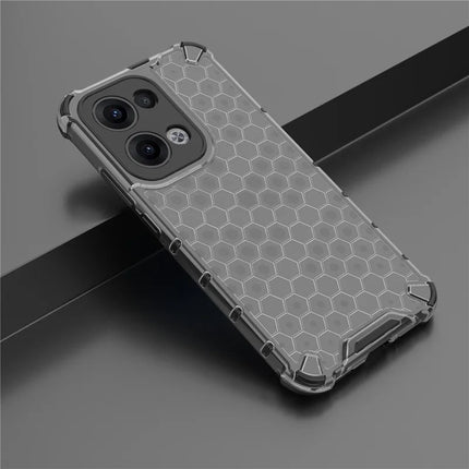 For Oppo Reno13 Pro 5G Case PC + TPU Phone Cover Honeycomb Shape