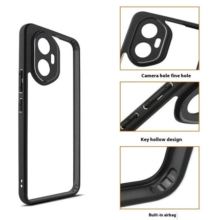 For Honor 300 Case Shockproof PC + TPU Clear Back Phone Cover