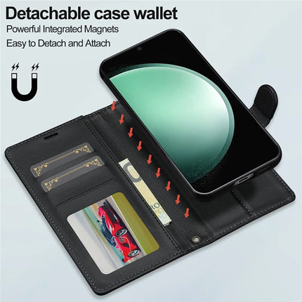 LC.IMEEKE L2 Series for Samsung Galaxy A56 5G Case PU Leather Wallet Detachable Magnetic Phone Cover