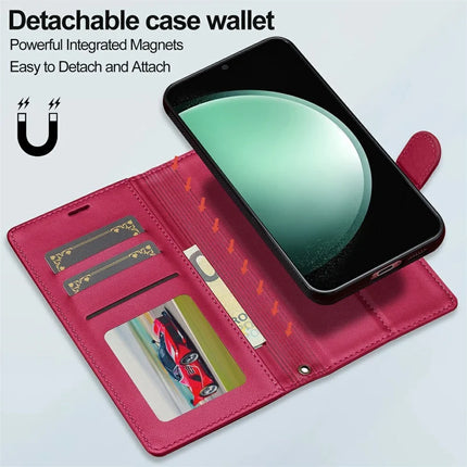LC.IMEEKE L2 Series for Samsung Galaxy A56 5G Case PU Leather Wallet Detachable Magnetic Phone Cover