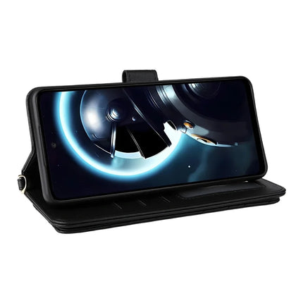 Wallet Phone Case for HMD Pulse Pro  /  Pulse+  /  Pulse Leather Phone Cover with Shoulder Strap