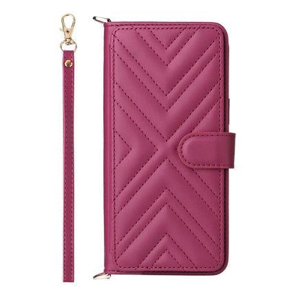 Wallet Phone Case for HMD Pulse Pro  /  Pulse+  /  Pulse Leather Phone Cover with Shoulder Strap