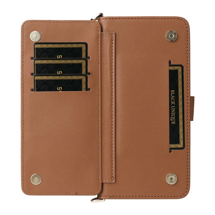 Wallet Phone Case for HMD Pulse Pro  /  Pulse+  /  Pulse Leather Phone Cover with Shoulder Strap